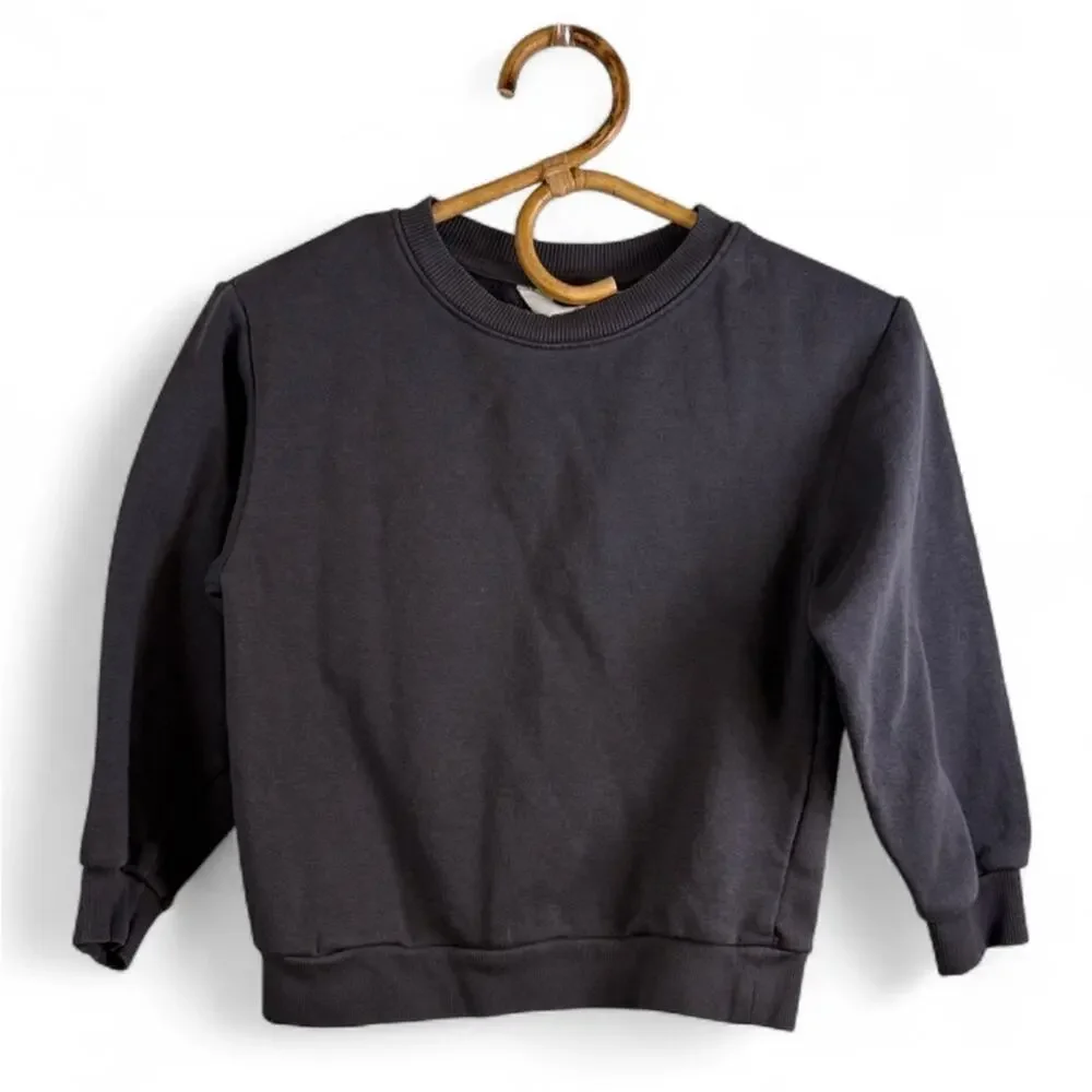 H&M Gray Crewneck Sweatshirt Kids size 6X/7